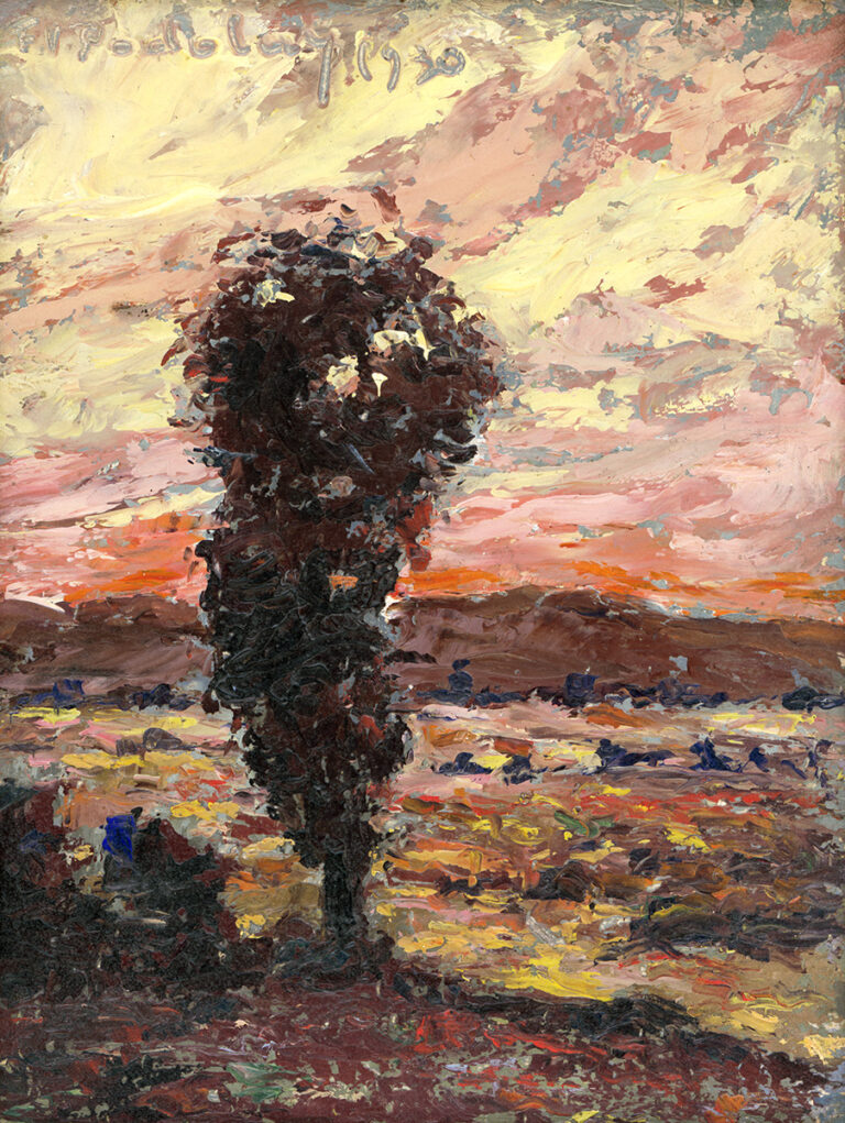 Picture related to artwork: František Viktor Podolay — Lonely Tree